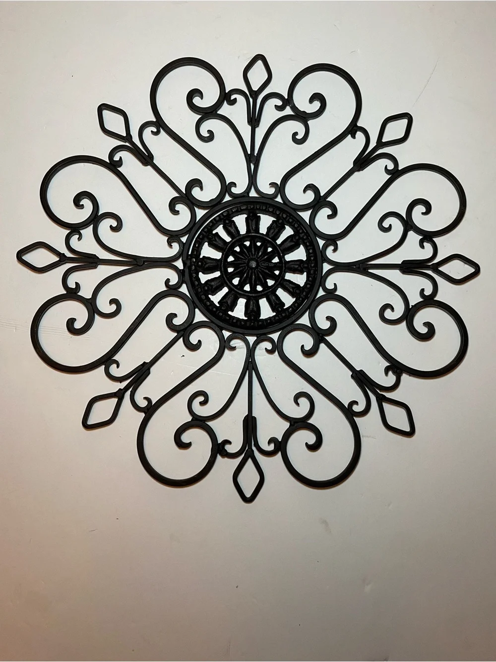 Traditional Iron Scroll Wall Decor- Elegant Scroll Design